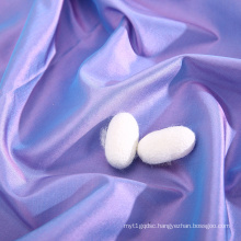 Custom breathable bright fabric 100 mulberry pure silk taffeta fabric with OEKO-TEX STANDARD 100